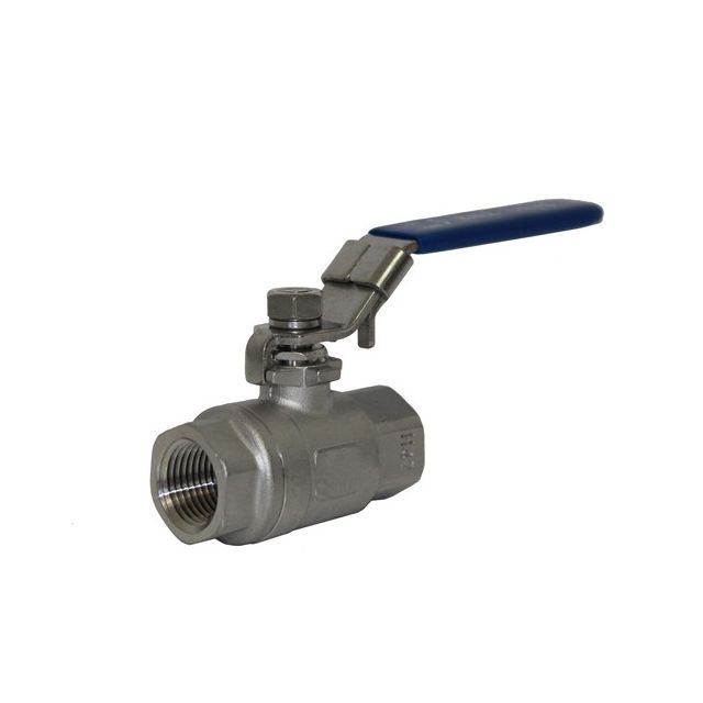 1/2" Stainless Ball Valves - 2 Piece