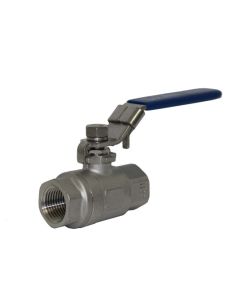 1/2" Stainless Ball Valves - 2 Piece